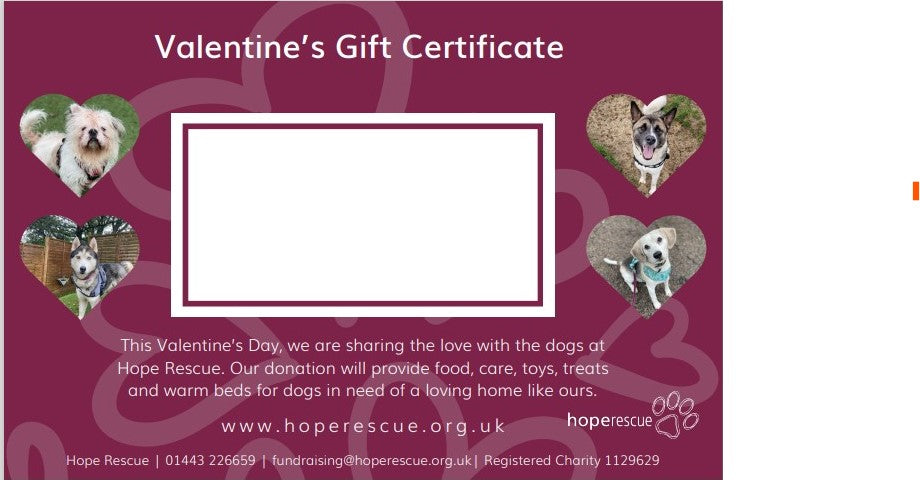 Wishlist - Virtual Valentines Gift Certificate