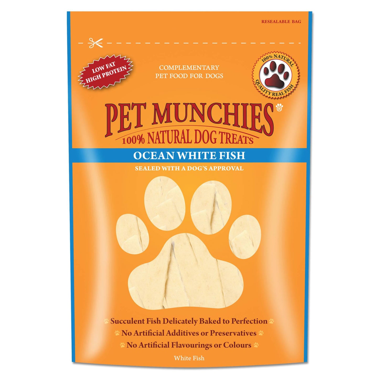 Wishlist - Pet Munchies 100% Natural Dog Treats - Ocean White Fish