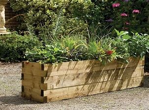 Wishlist - Forest Garden Caledonian Wooden Rectangular Planter